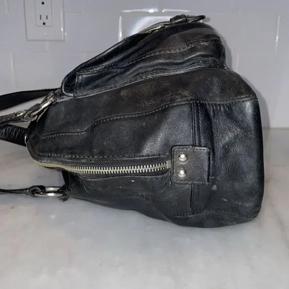 Coach Courtney Leather Dome Satchel Bag - Picture 6 of 16